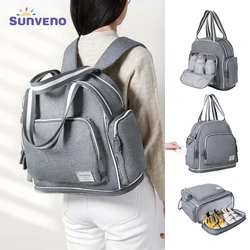 Sunveno Diaper Bag Travel Backpack Maternity Nappy Bag Nursing Bag for Mom- Large Capacity ,Waterproof,Multifunctional,baby care