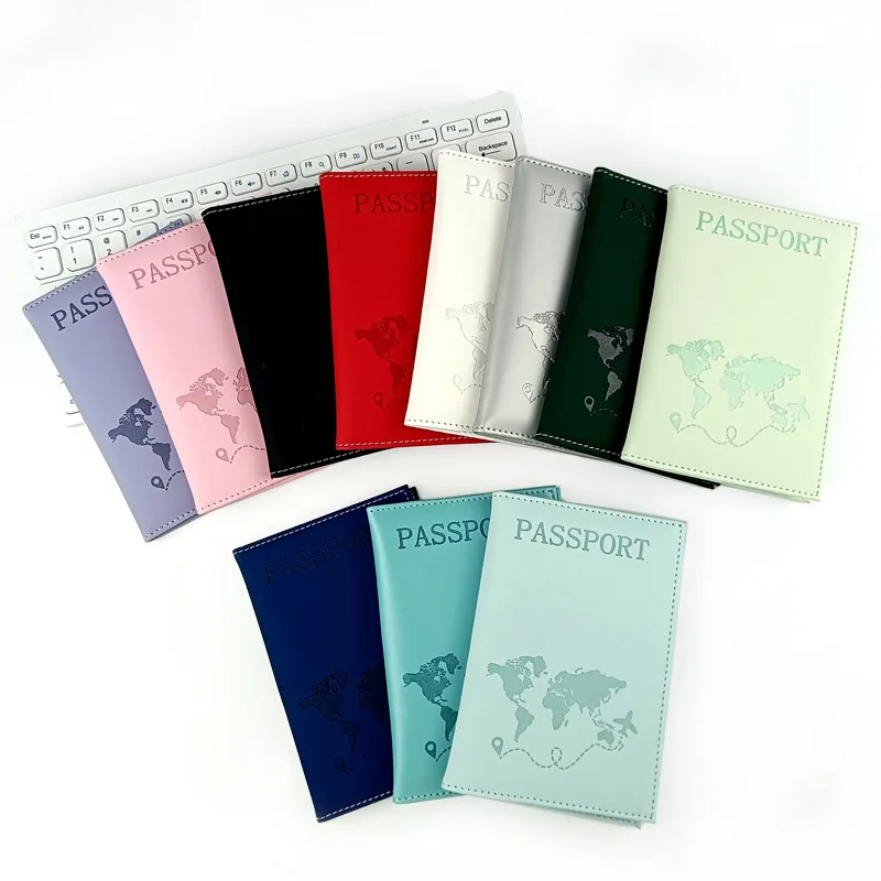 Passport Cover Passport Holder Travel Organizer Protective Card Case Credit Card Holder ID Document Passport Wallet