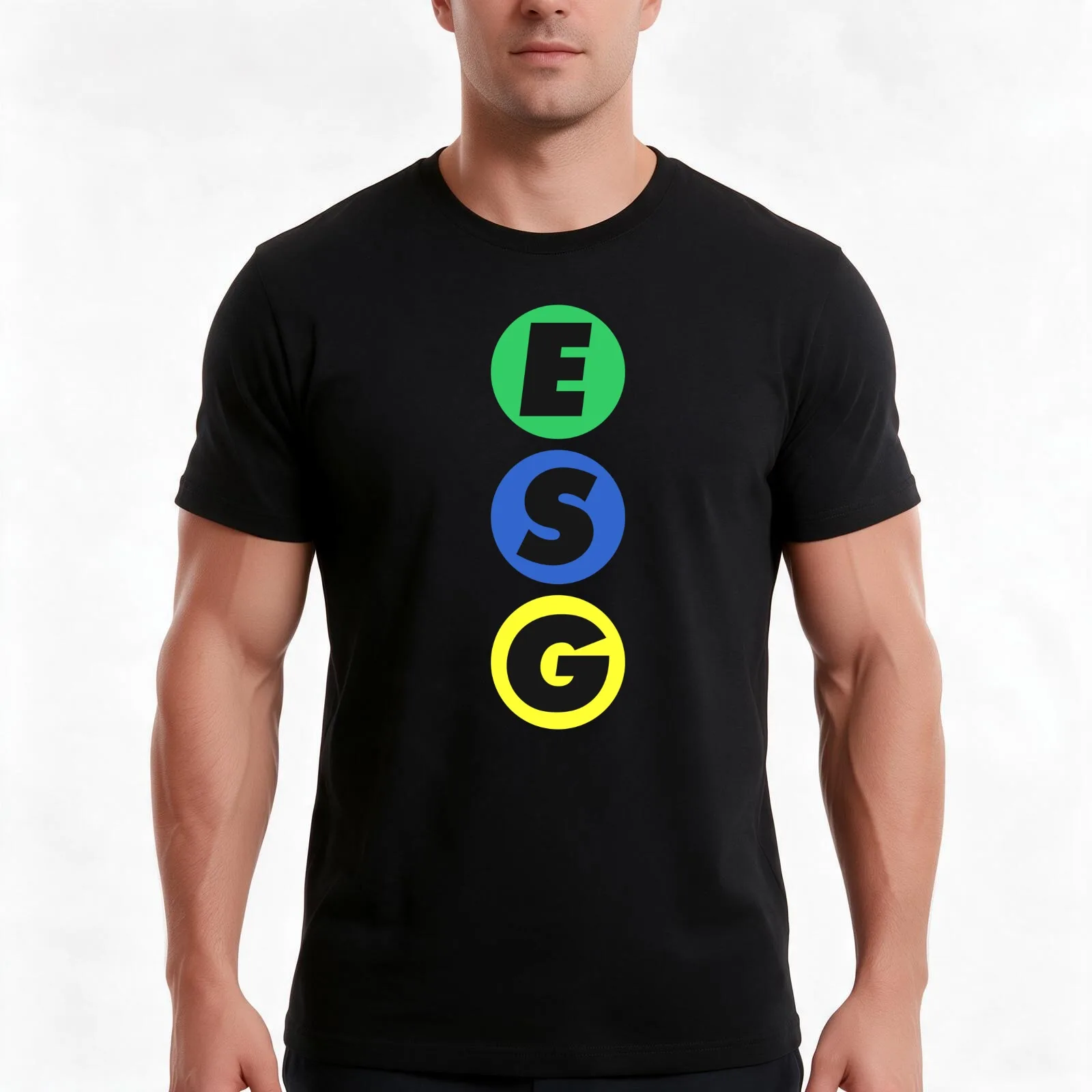 Emerald Sapphire Gold, ESG Band T-Shirt, Summer Casual Cotton Tee, Oversized Streetwear Tops, Vintage Graphic Print, 100% Cotton