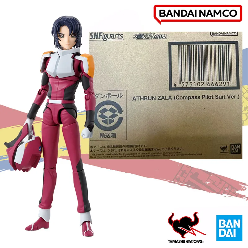 Bandai Original S.H.Figuarts SHF In shock MOBILE SUIT GUNDAM SEED FREEDOM ATHRUN ZALA  Anime Action Figure Finished Model Toys