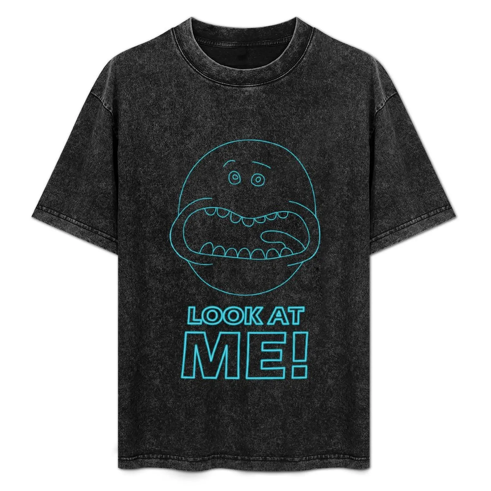 

Mr. Meeseeks - Look at Me! (Aqua Neon) T-Shirt Summer Casual Loose T-Shirt
