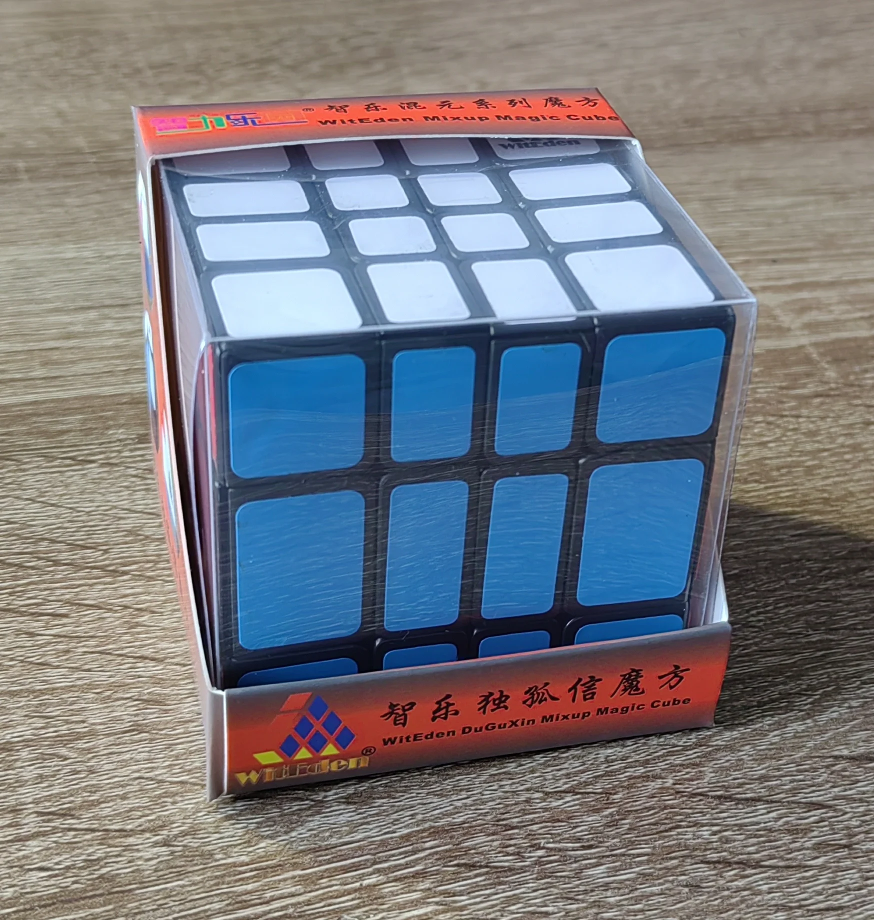 WitEden 4x4x3 Mixup Edge- rebuilt Magic Cube WitEde 443 Sticker Cube Professional Puzzle Toys Children Gift Cubo Magico Puzzle