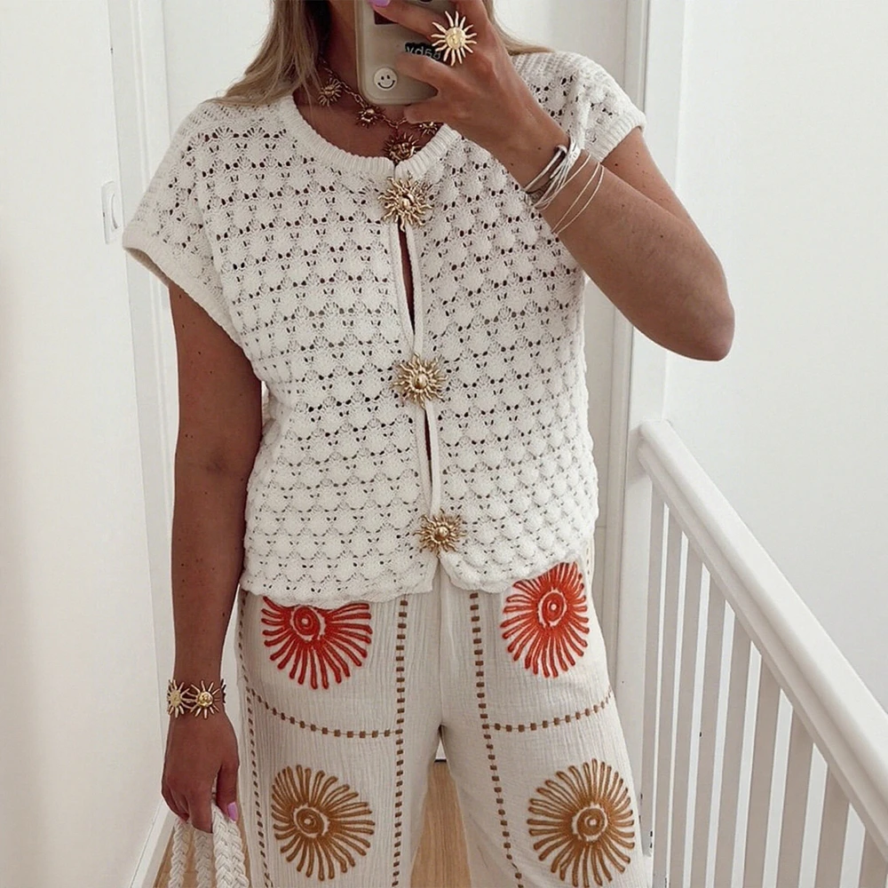 

Свитер с длинными рукавами и круглым вырезом в деловом стиле, облегающий дизайн, прямые рукава-трубы, женский модный топ