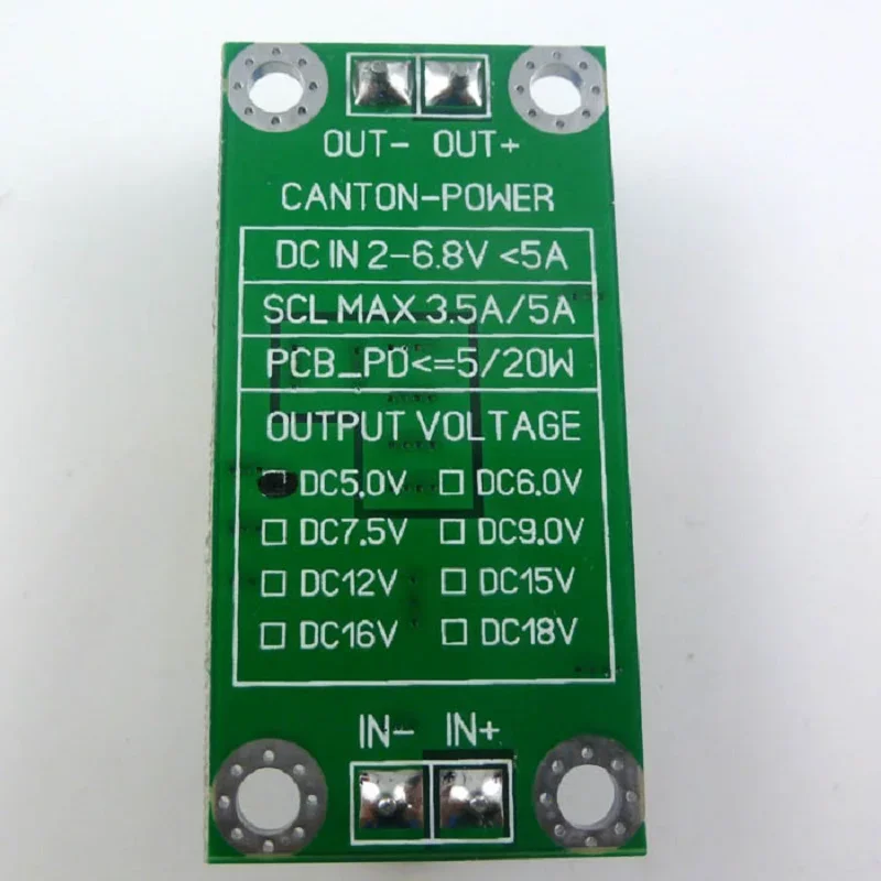 3.5a Dc 3V 3.3V 3.7V Tot 5V Step Up Boost Module Voor Led Moter Li Zonnelader