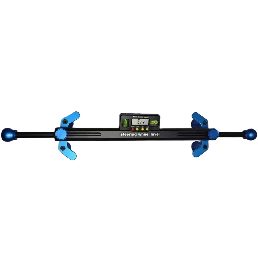Steering wheel alignment instrument with high-precision electronic level four-wheel positioning tool