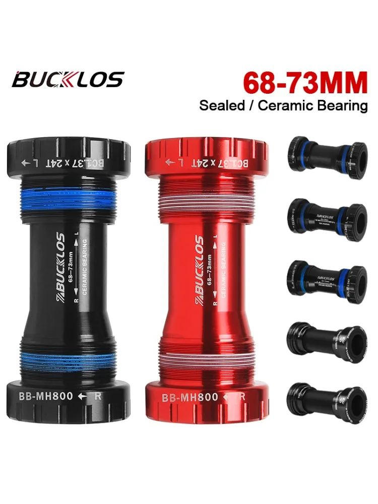 AliExpress BUCKLOS 24mm Bike Bottom Bracket Threaded BSA BB68/73 Bicycle BB MTB Road Bottom Bracket Sealed/Ceramic Baering Cycling Parts