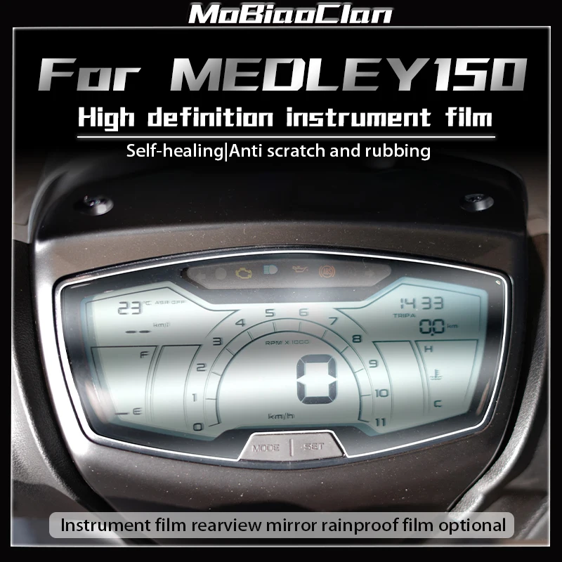 For Piaggio MEDLEY150 2020-2022 Motorcycle Screen Protector Instrument Speedometer Cluster Scratch Protection Fit Film Accessori