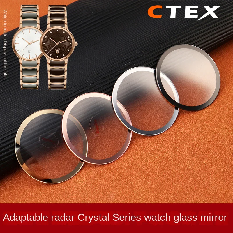 Glass mirror surface for RADO Centrix glass R30939013 Men's 38mm dial Women's 28mm dial Mineral Watch Mirror Mask Accessories