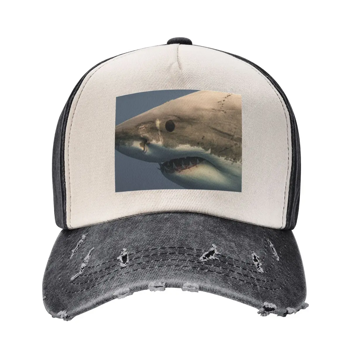 Underwater Great White Shark Photography - Shark Week Baseball Cap cute New Hat Designer Man Women's