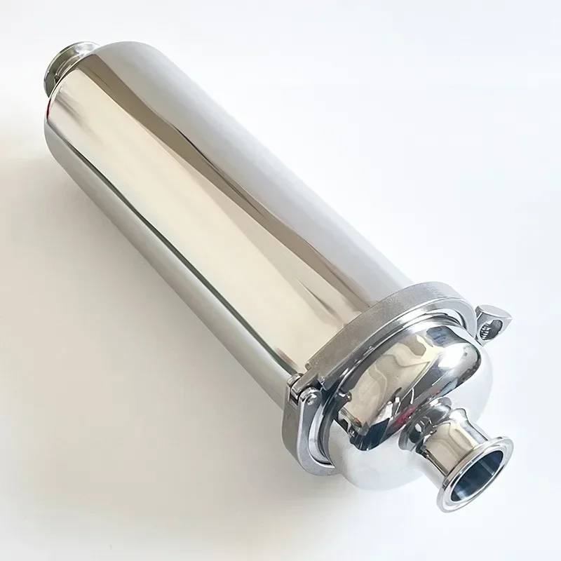 304 Sanitary Pipeline Strainer 38mm 51mm Pipe Tri Clamp 100 Mesh Beer Homebrew Inline Filter Fitting Ferrule 50.5mm 64mm Flange