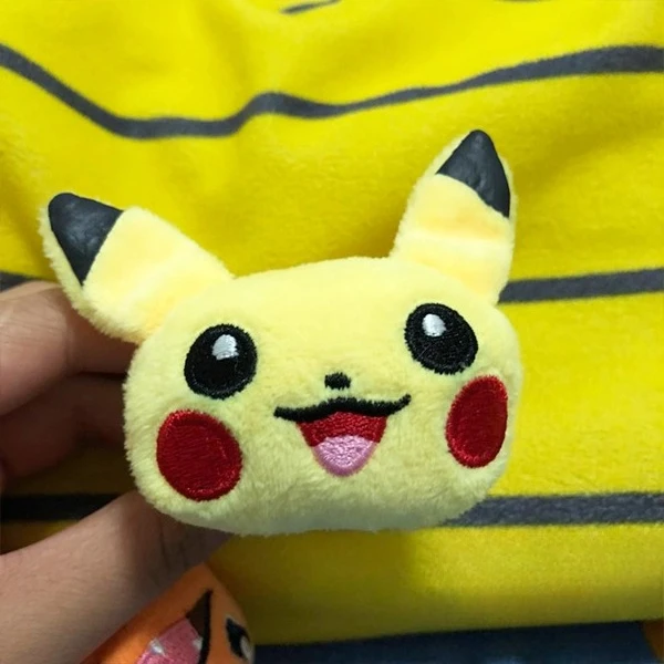 Süßes Pokemon Anime Plüsch Klatschen Armband Actionfiguren Kreatives lustiges Stofftier Kawaii Pikachu Squirtle Armband Geburtstagsgeschenk – Detail 5