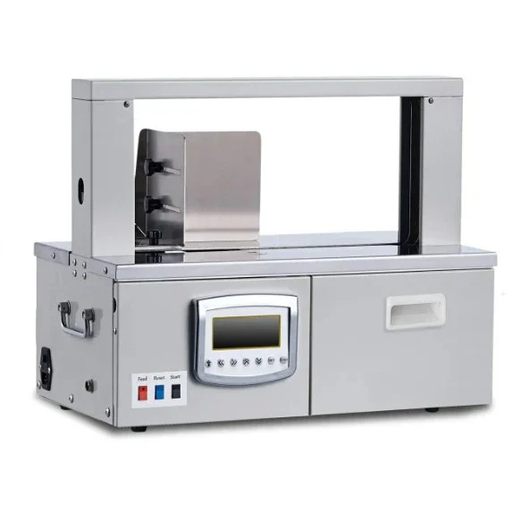 WK02-30 Automatic OPP Film Paper Tape Band Heat Sealing Books Money Bundling Banding machine