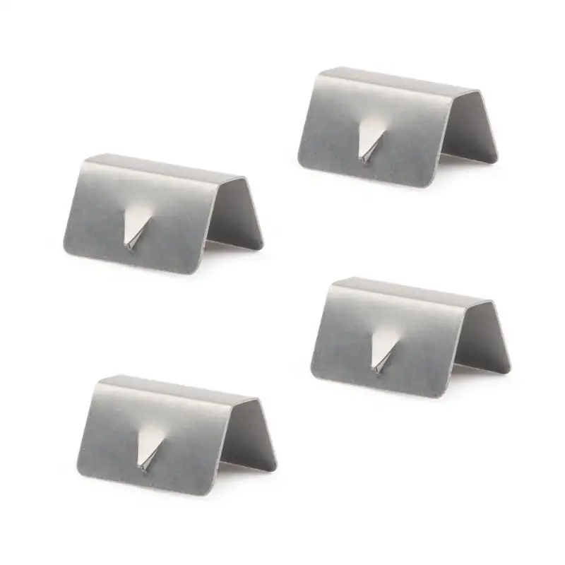 New 10PCS Stainless Steel Wind Deflector Clips Durable Practical Rain Eyebrow Clips Glass Clip For HEKO/SNED/G3