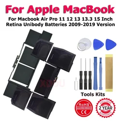 A1953 A1527 A1965 A1406 A1331 Battery For Macbook Air Pro 11 12 13 13.3 15 Inch Retina Unibody Batteries 2009-2019 Version