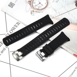 Silicone Substituição Watch Band para Suunto D4, D4i, Novo Dive, Sports Strap, Pulseira Impermeável, Pin Buckle Bracelet, Homens e Mulheres