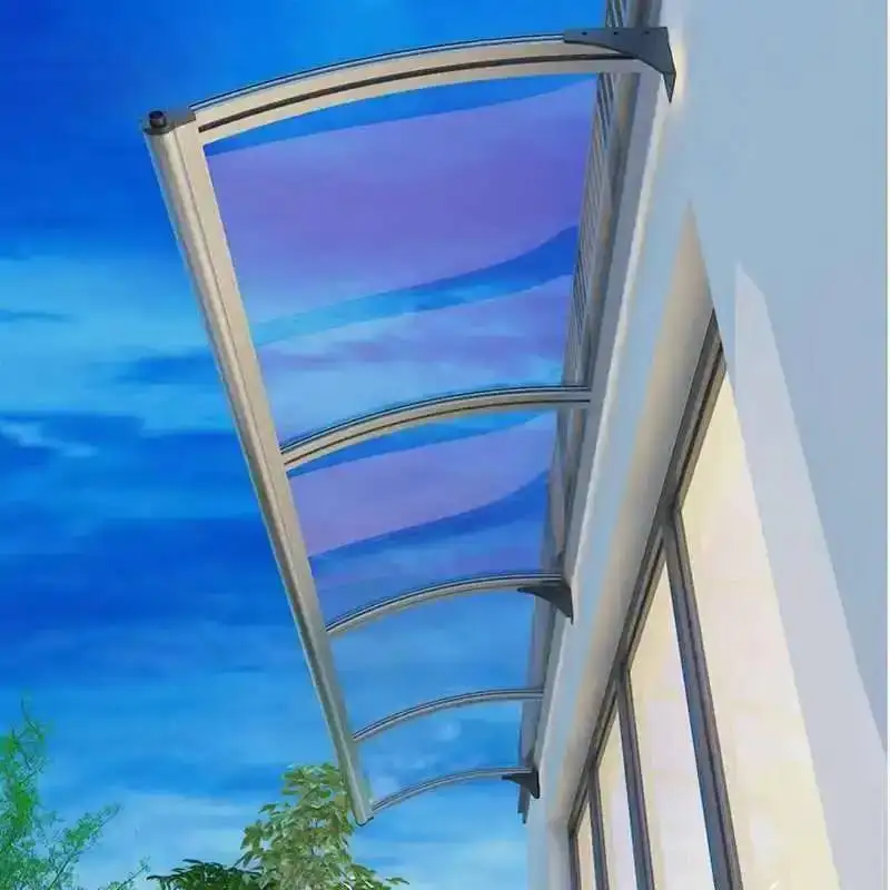 Awning Modern Large Sink Transparent Aluminum Alloy Gazebos Home Plate Window Courtyard Eaves Rainproof Pergola Garden Pavilion