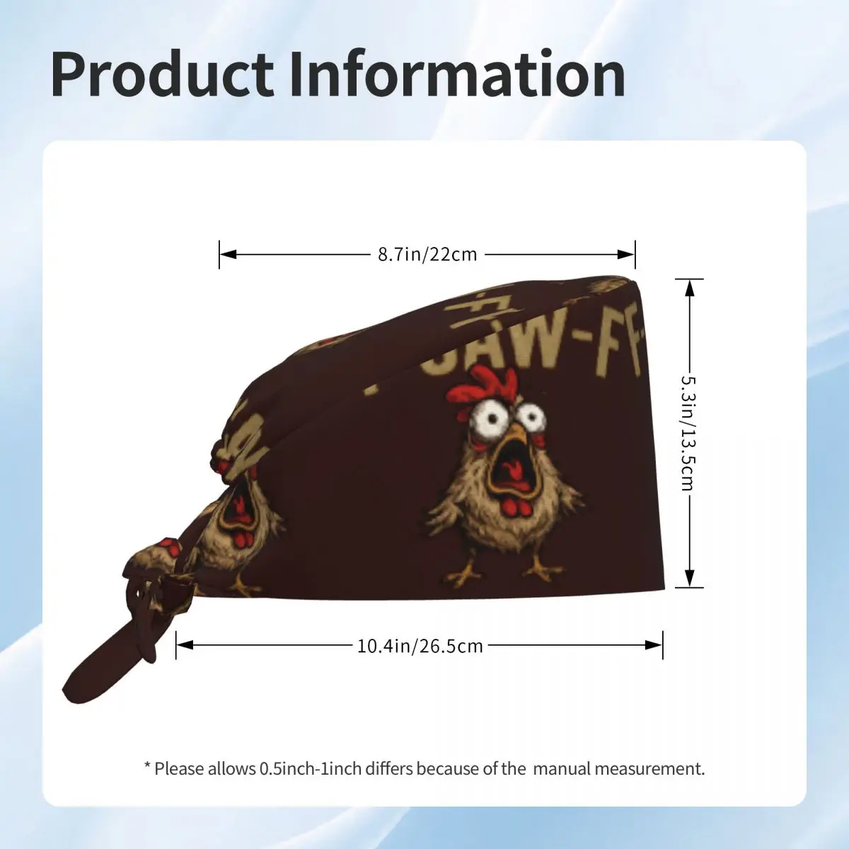 قبعات العمل للجنسين F-CAW-F قبعة ممرضة الدجاج لينة مرنة العمل فرك قبعة العصرية التعادل الخلفي قبعة طبية #6