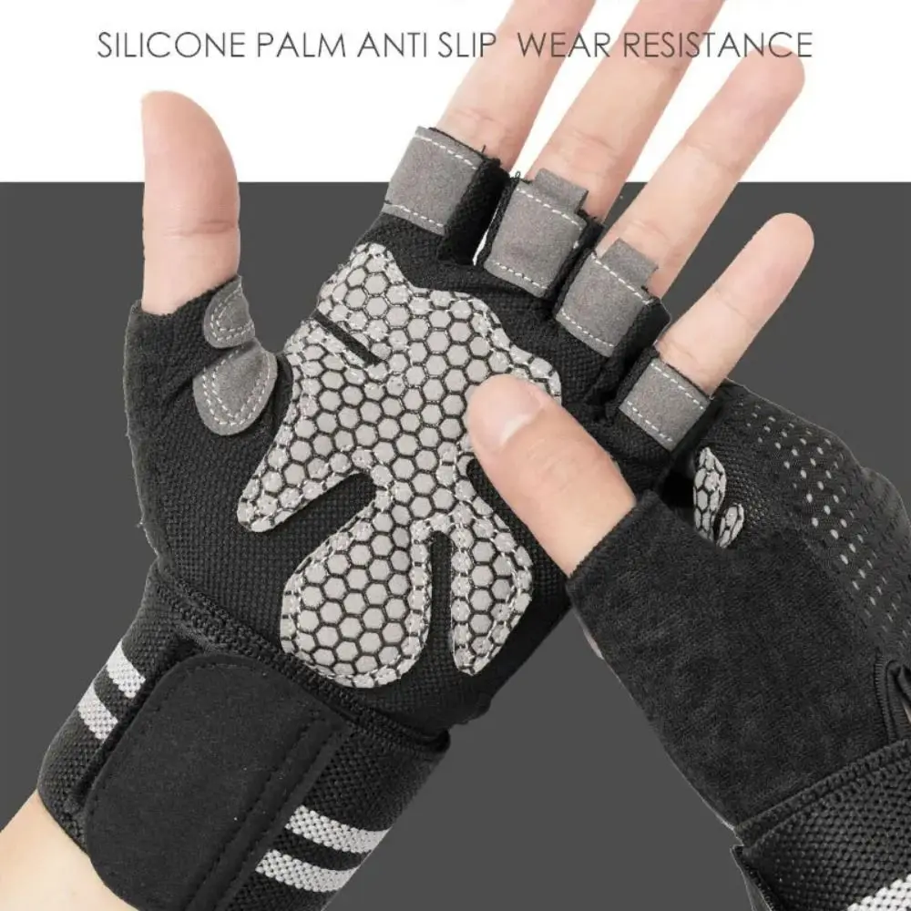 

Wear-Resistant Motorcycle Gloves Anti-Slip Vintage Racing Finger Mittens Fingerless Goatskin Leather Men'S Fingerless Gloves
