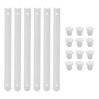 3 Sets Plastic Drawer Rails Drawer Guides Plastic Drawer Slides Drawer Replacement Parts for Smooth and Quiet Performance