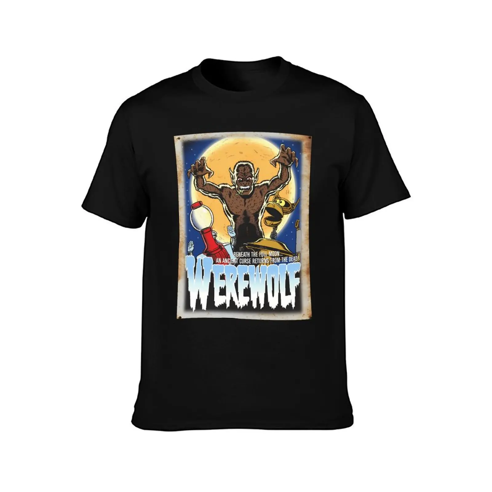 Mystery Science Rusty Barn Sign 3000 - Werewolf T-Shirt Quick Dry Sports Short Sleeve Tee