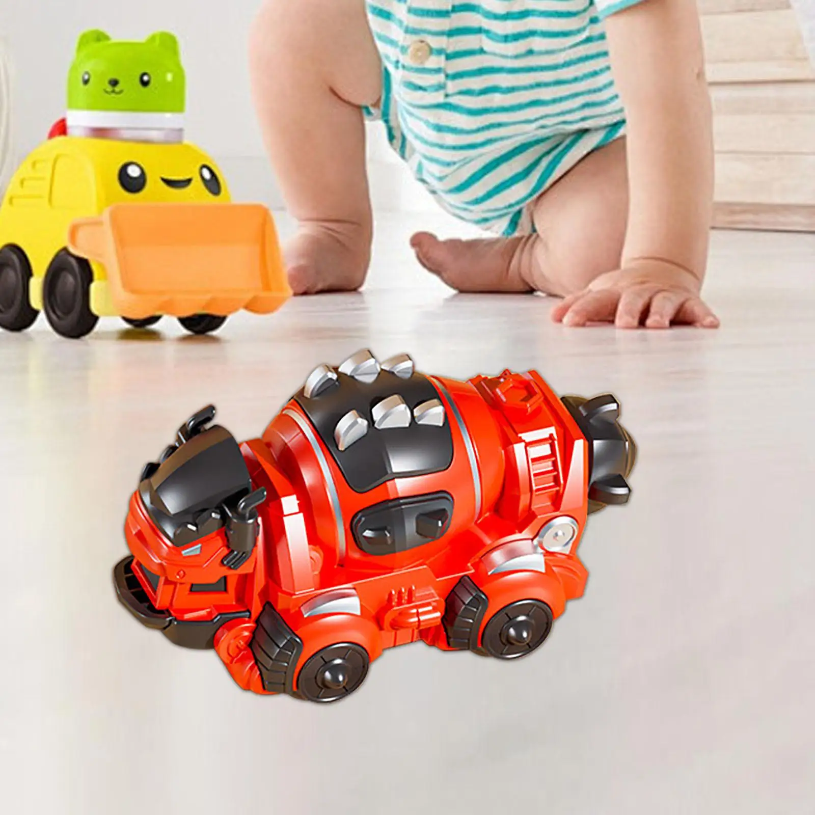 Transforming Dinosaur Toy Educational Dinosaur Truck Toy Dino Vehicle Toy Kids Play Vehicle Toy for Holiday Gifts Kids 2 3 4 5 6