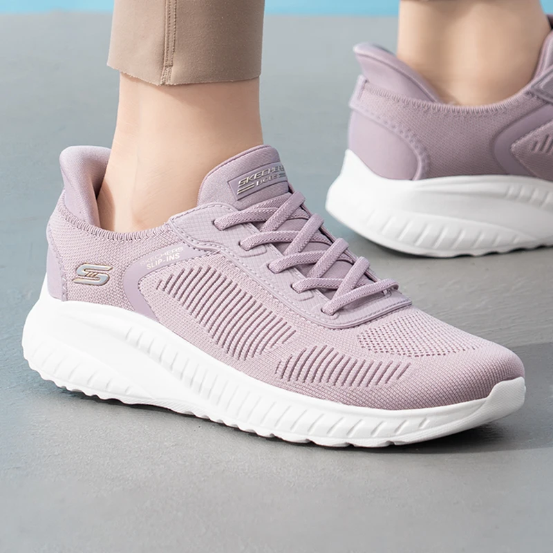 Skechers Women's Shoes Original Lightweight Fashionable Wear-Resistant Non-Slip New Fitness Training Outdoor Sports Casual Shoes 117497-Lav-7