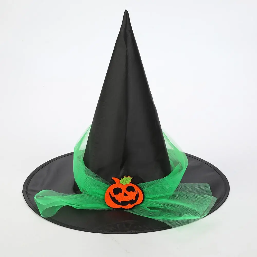 Funny Party Halloween Sorcerer Hat Portable Vintage Witch Hat Cosplay Props