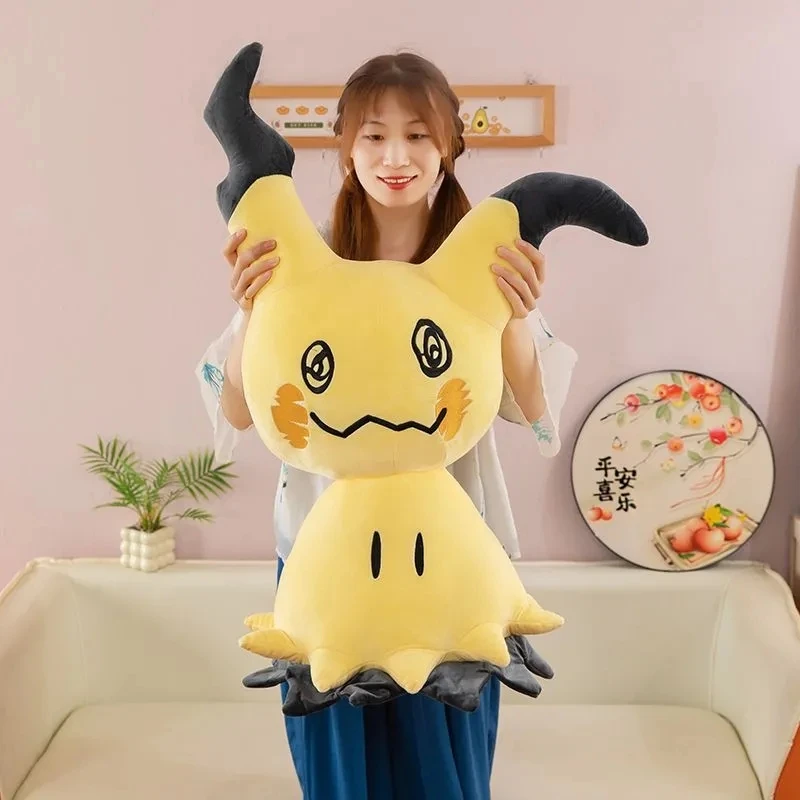 New 50-90cm Pokemon Mimikyu Plush Toy Body Pillow Sofa Cushion Sleep Comfort Companion Cute Stuffed Doll Room Decoration Gifts