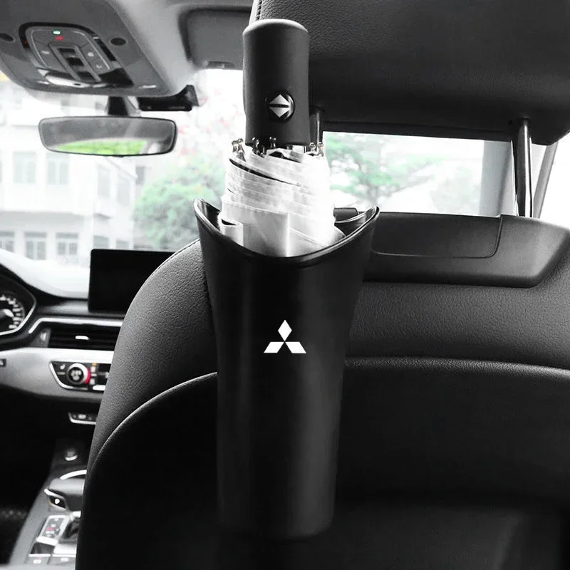 Mutifunctional Car Umbrella Waterproof Bin Holder for Mitsubishi Pajero ASX Ralliart Eclipse Lancer Outlander Mirage Accessories