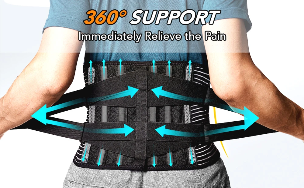 S - 3XL Elastic Double Compression Belt Fitness Mesh Breathable