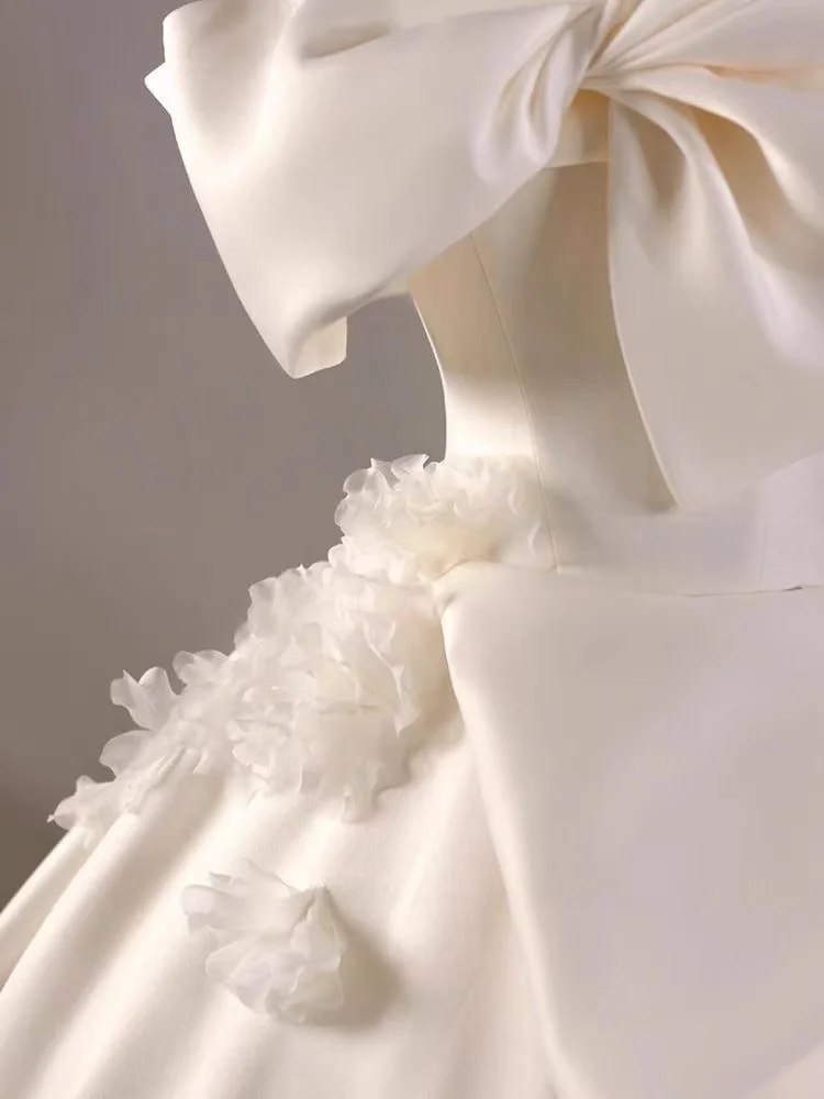 Robe de mariée élégante personnalisée pour femmes, appliques en dentelle, paillettes, tulle, patients de luxe, quelle que soit, Off The Initiated, 2025