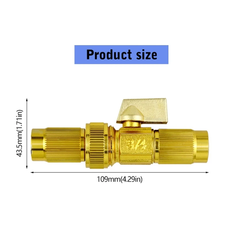 Quick Connects Sphere Valves for Power Washer Hoses Sphere Valves Quick Connectors Valves for High Pressure Washer