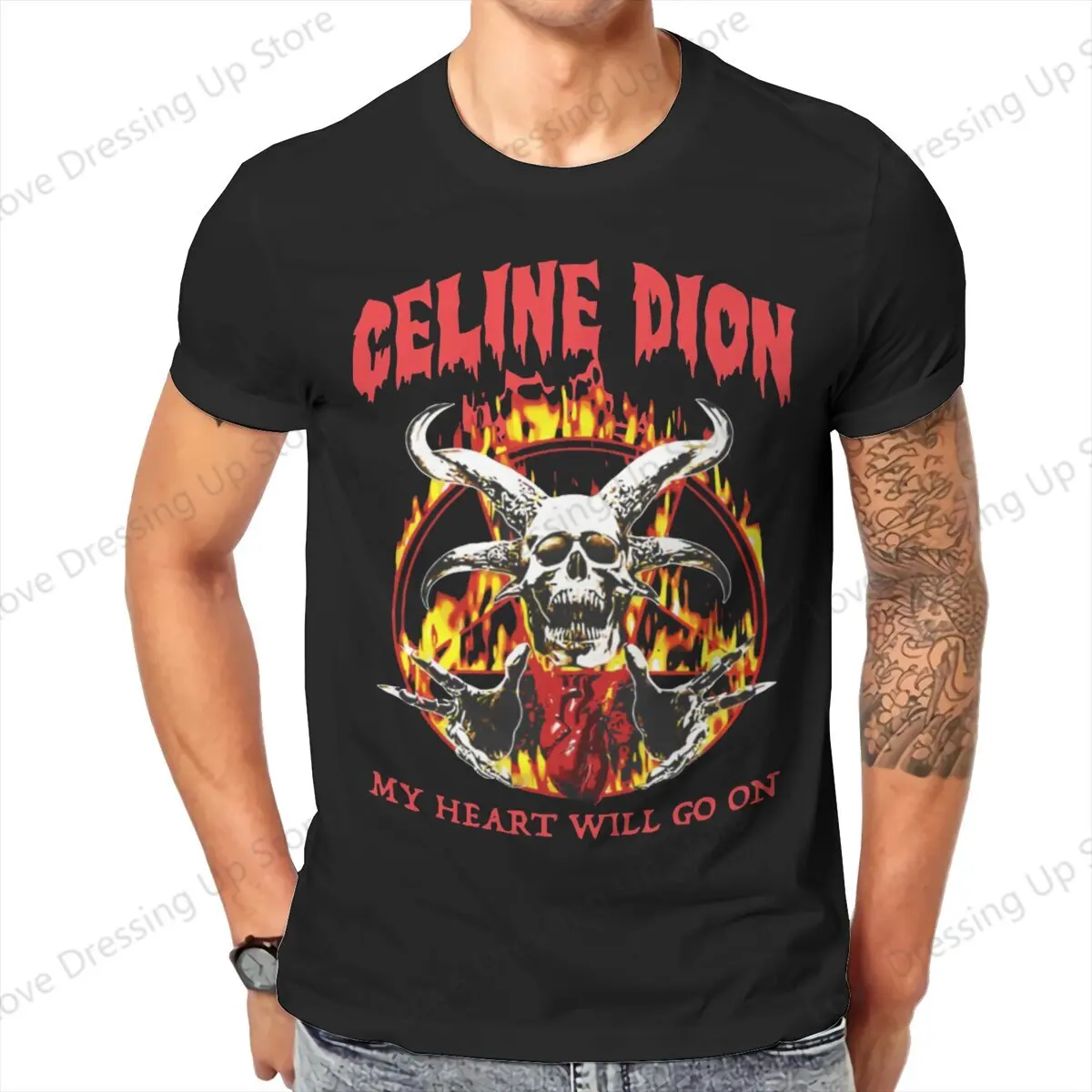 100% Cotton T-shirt Titanic Movie Men T Shirts My Heart Will Go On Metal Celine Dion Summer Absorption Street Short Sleeve Top