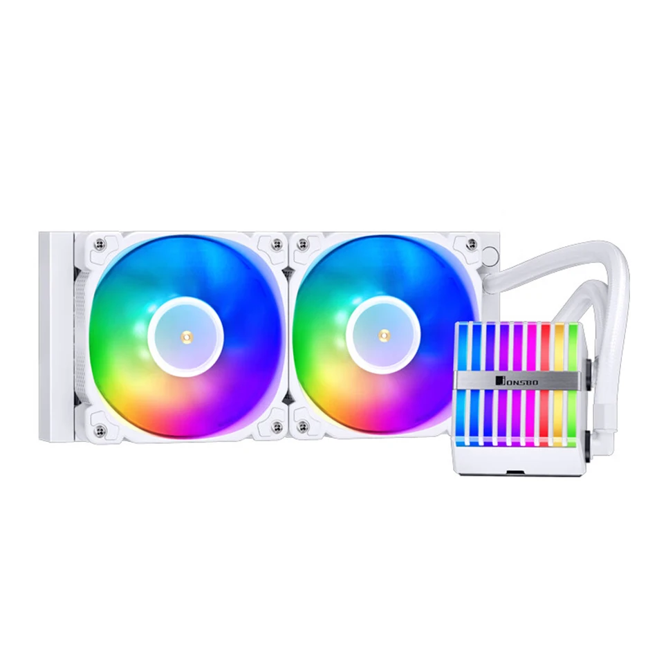 

JONSBO HXW-240 White CPU Liquid Water Cooler 5V 3Pin ARGB 240mm Water Cooling Integrated Radiator For LGA2011 115X 1200 1700 AM4