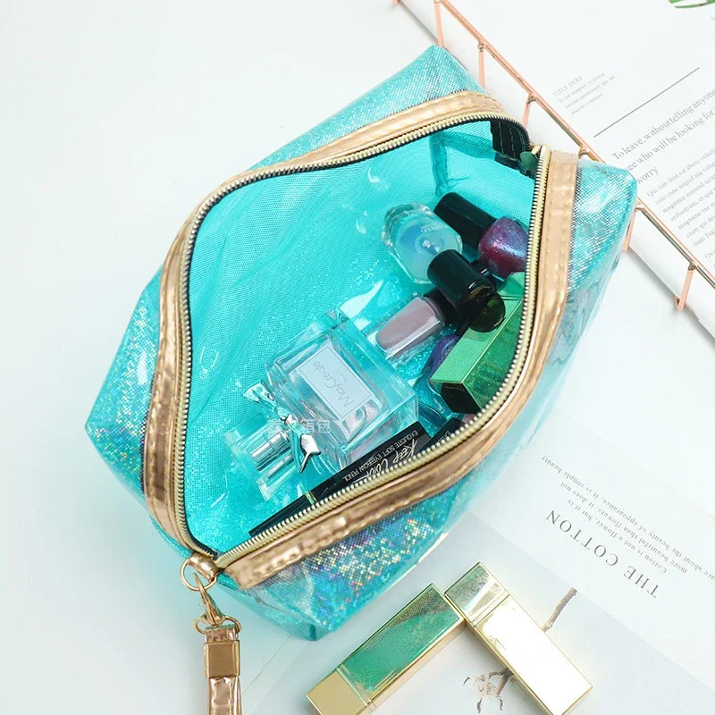 Women Swimming Bag Waterproof Handbags Transparent PVC Plastic Pool Beach Makeup Organizer Toiletry Storage PVC Bag