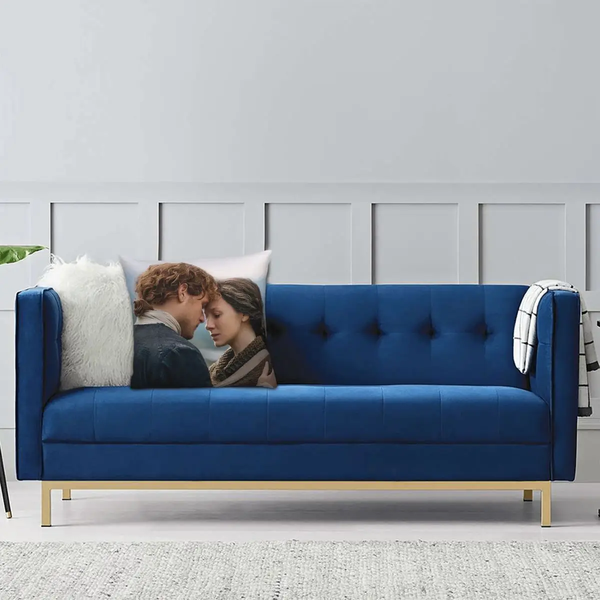TV Series Outlander Movie Square Pillowcase Pillow Cover Cushion Decor Comfort Throw Pillow for Home Sofa view 2