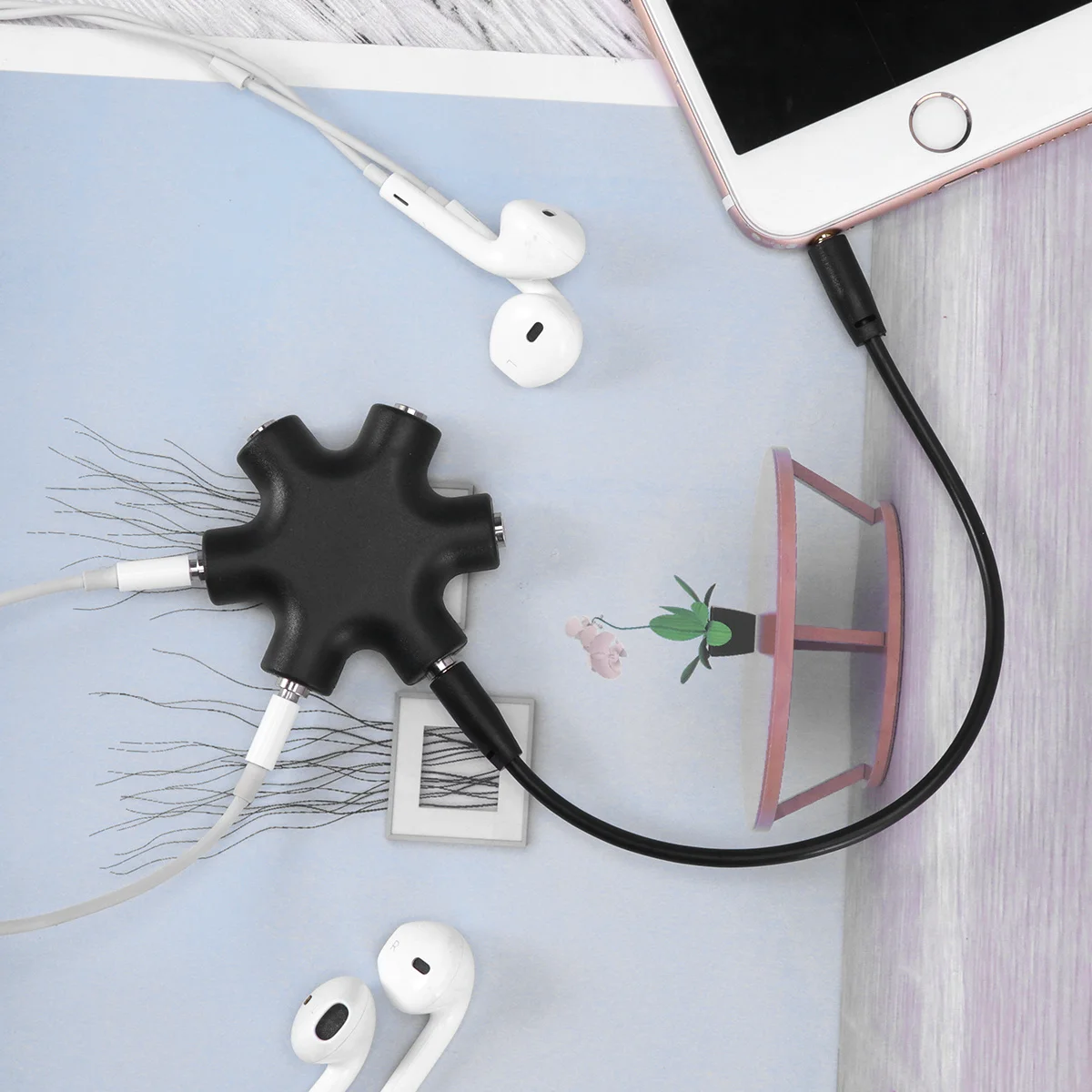 5 Port Headphone Ja…