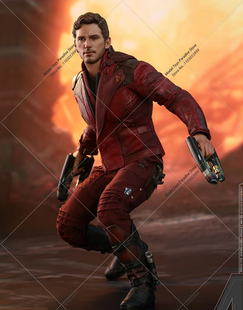 Originale HotToys HT MMS539 scala 1/6 Classic umoric Team Leader Chris Pratt 12 ''maschio Solider Action Figure Model Toys