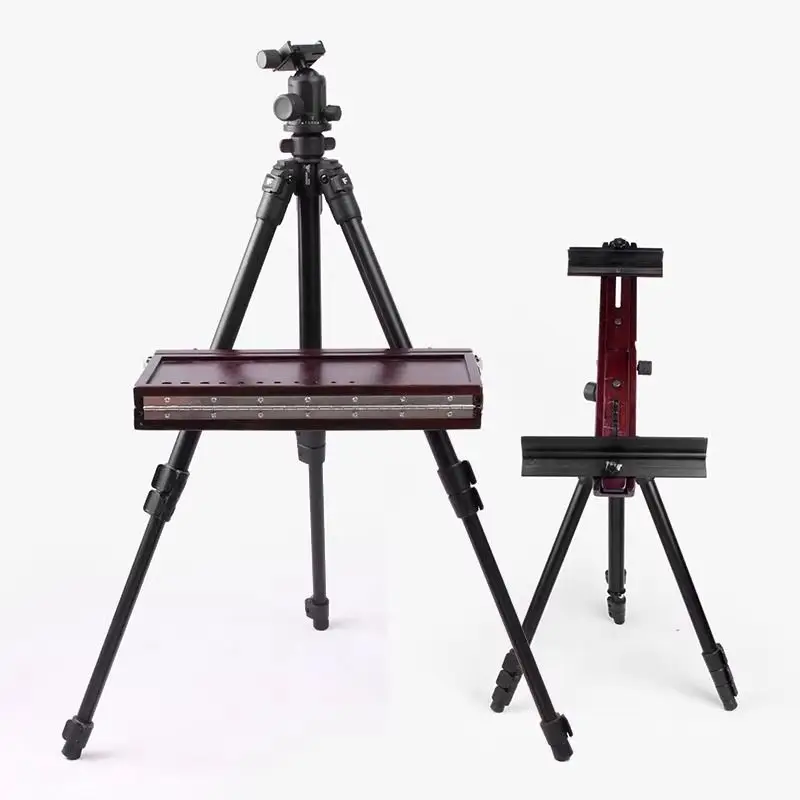 Multifunctional sketch easel for watercolor oil painting outdoor sketching, artist portable easel