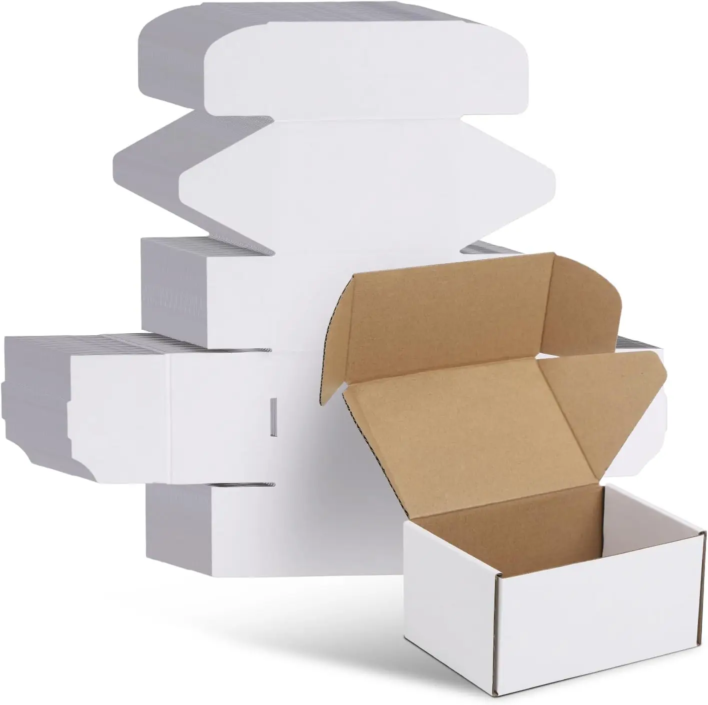 

6x4x3 Corrugated Cardboard Boxes 30 Pack for Shipping, Mailing, and Gift Packaging