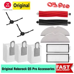 Original Roborock Q5 Pro Accessories DuoRoller Main Brush Mop Cloth Filter Side Brushes Dust Bag For Q5 Pro+/Q8 Max+ Spare Parts