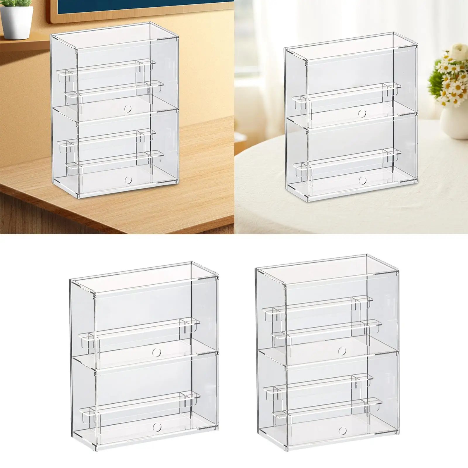 Présentoir Transparent, boîte d'exposition à collectionner, boîte de Protection anti-poussière en acrylique, vitrine de modèle de voiture, rangement de figurines