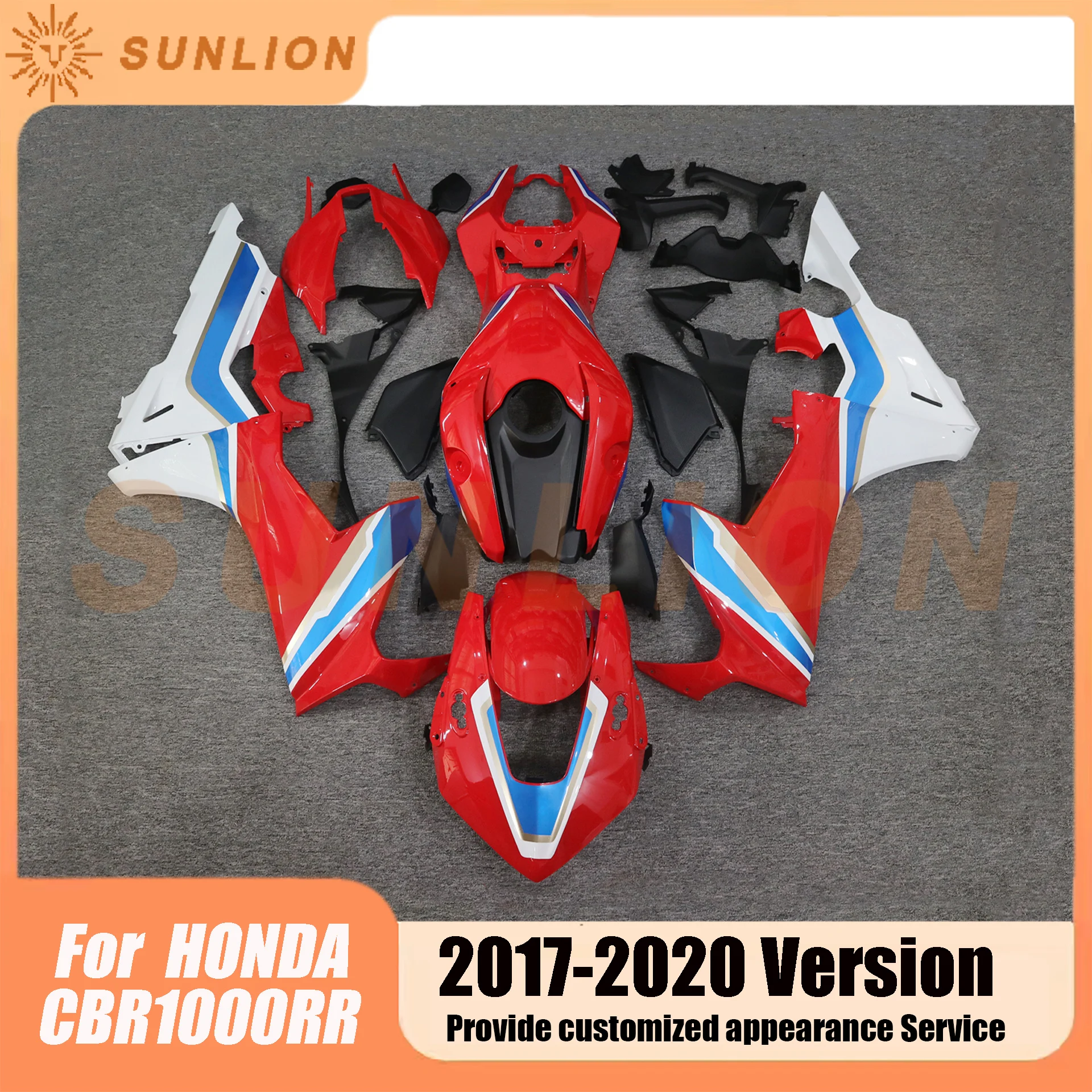 For Honda CBR 1000RR CBR 1000 CBR1000RR 2017-2020 Motorcycle Full Body Fit Fairing For Honda CBR1000 RR 2017 - 2020 Full Fairing