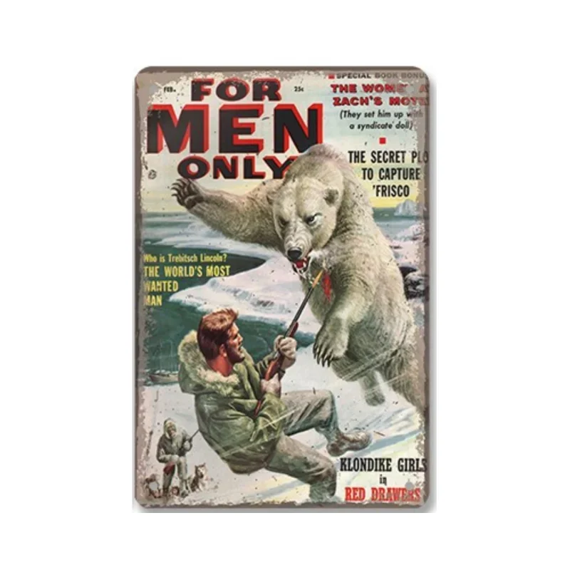 Adventure Ranger Metal Tin Signs Retro Wall Decor Hunting Shop Tool House Hunting Poster 8 X 12 Inch