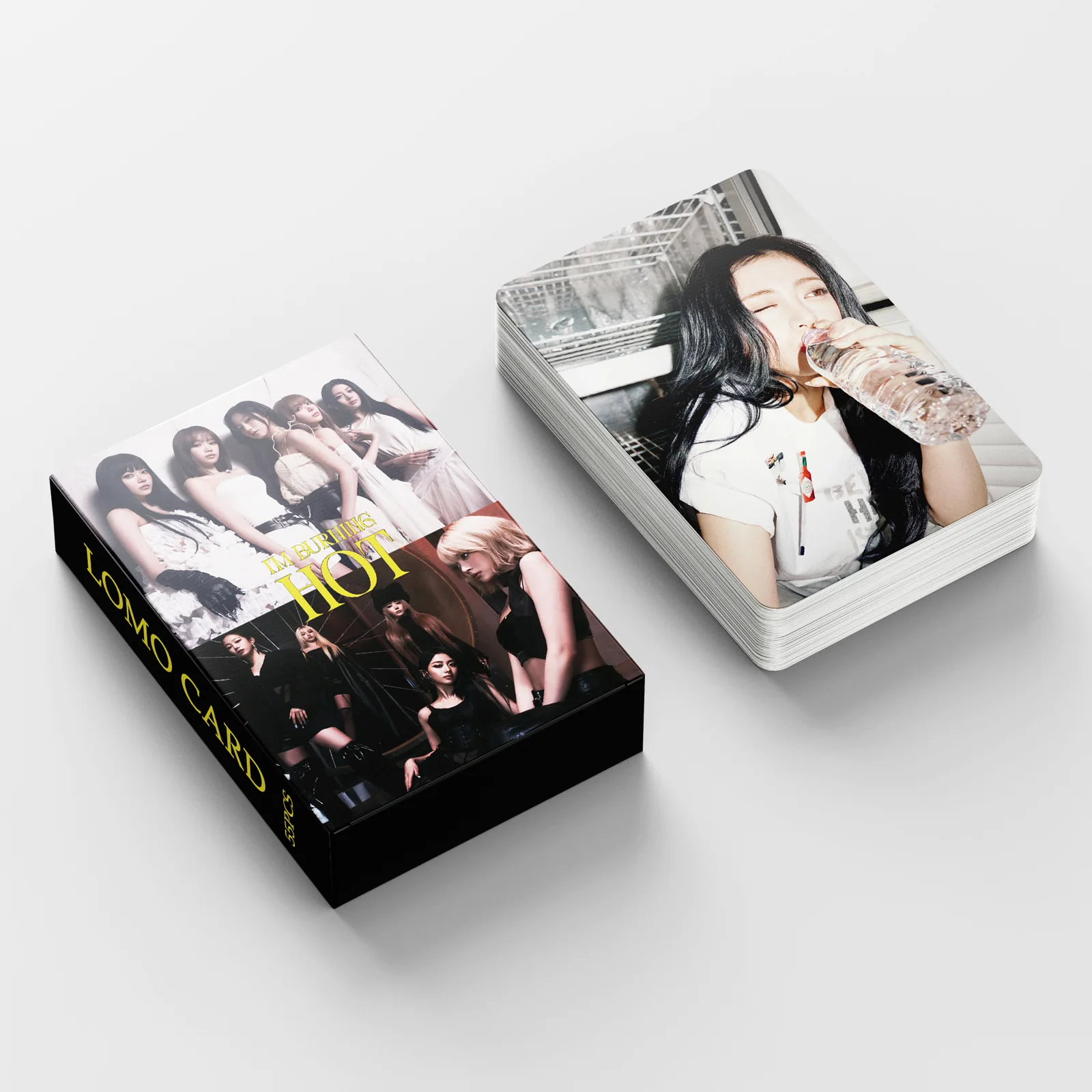 55 قطعة/المجموعة/مجموعة جديدة من بطاقات Kpop LE HOT Lessferfim LE SSERAFIM صور لومو عالية الجودة بطاقات صور عالية الدقة