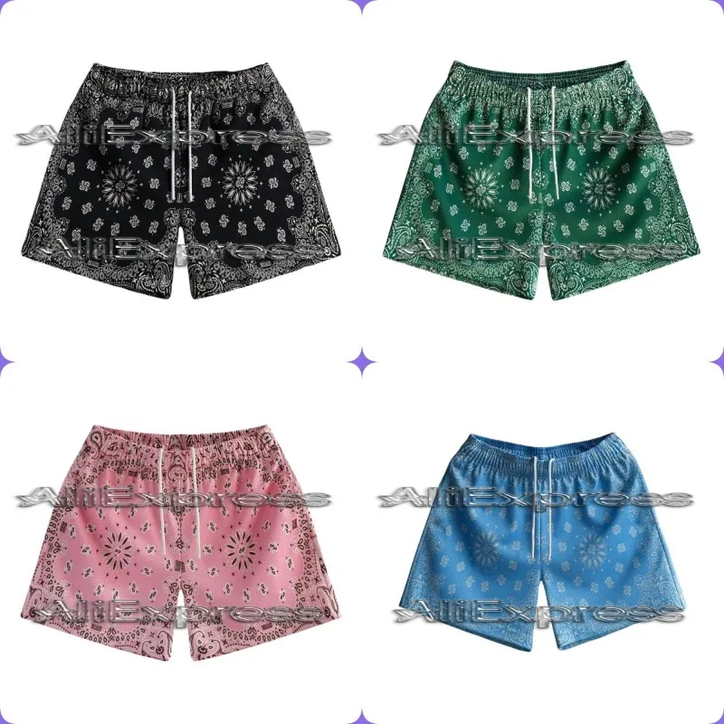 

2025 New summer men shorts men and women's fashion beach seaside casual pants mesh sports quick-drying quarter pants，MOTO Shorts
