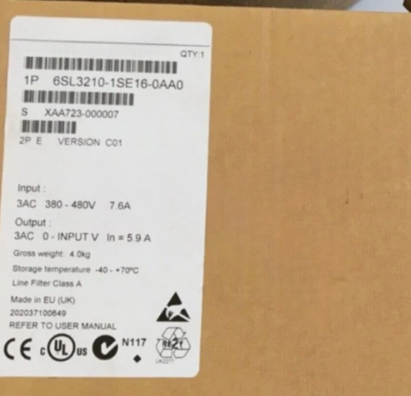 

Brand New 6SL3210-1SE16-0AA0 6ES7153-4BA00-0XB0 6ES7 214-1AG31-0XB0 6ES7152-1AA00-0AB0 Fast delivery