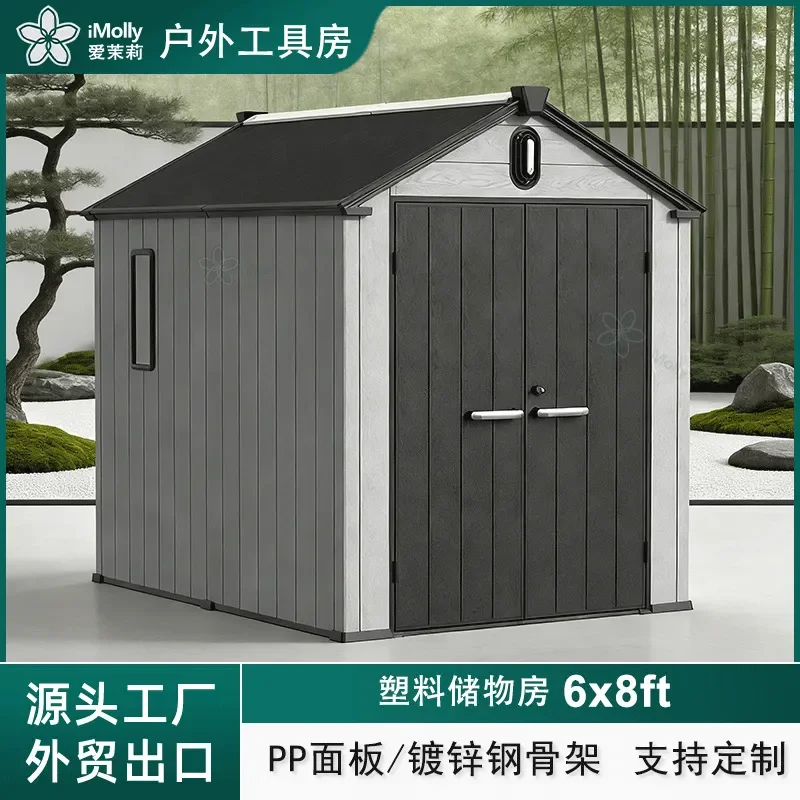 for Outdoor Storage Shed Waterproof Garden Tool House Utility Room Backyard Patio Deck Organizer Shelter for Lawn Mower Bike