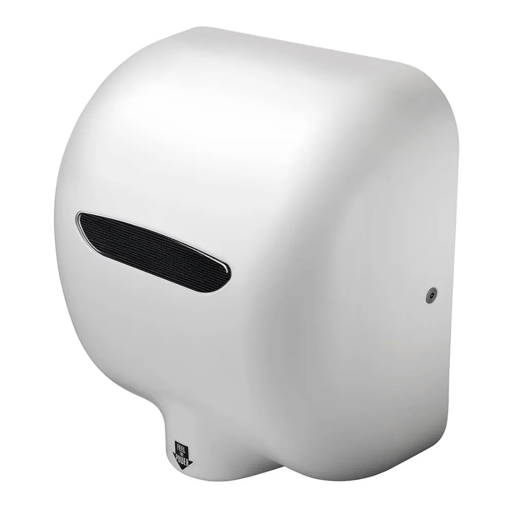 Automatic High Speed Hand Dryer with White Thermoset (BMC)Cover and 1.1 Noise Reduction Nozzle, 12.5 A, 110/120 V