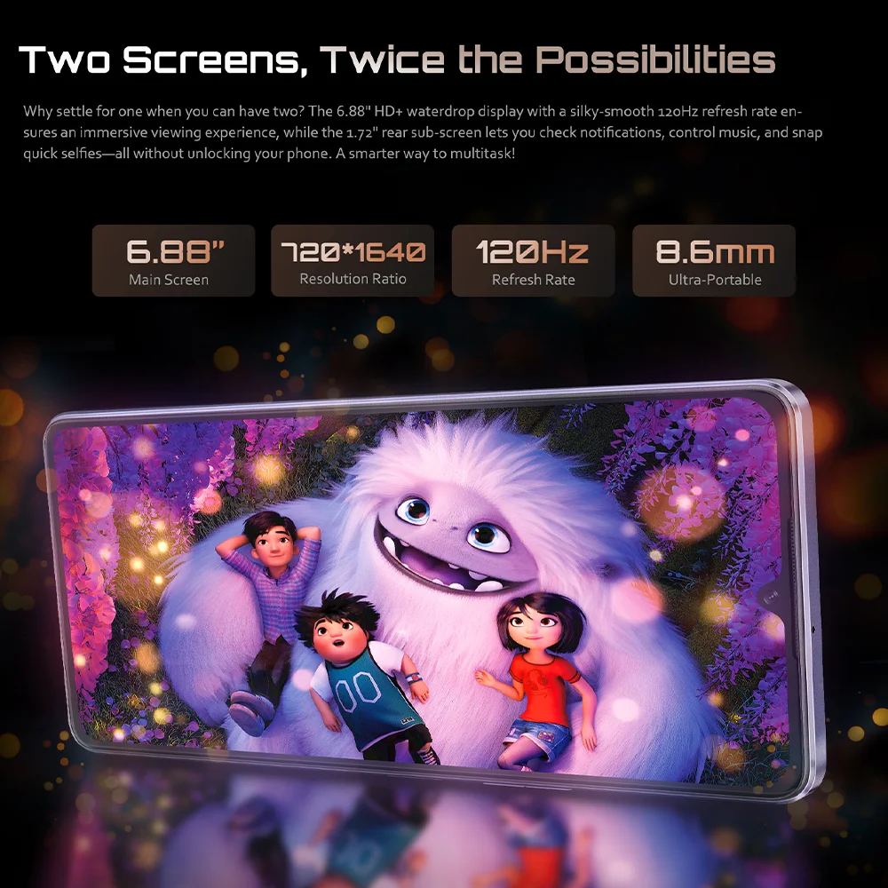 2025 NEW CUBOT P90 Android 15 Smartphone 6.88